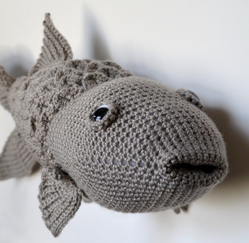 Koi Crochet Pattern Large Stuffed Fish Pattern