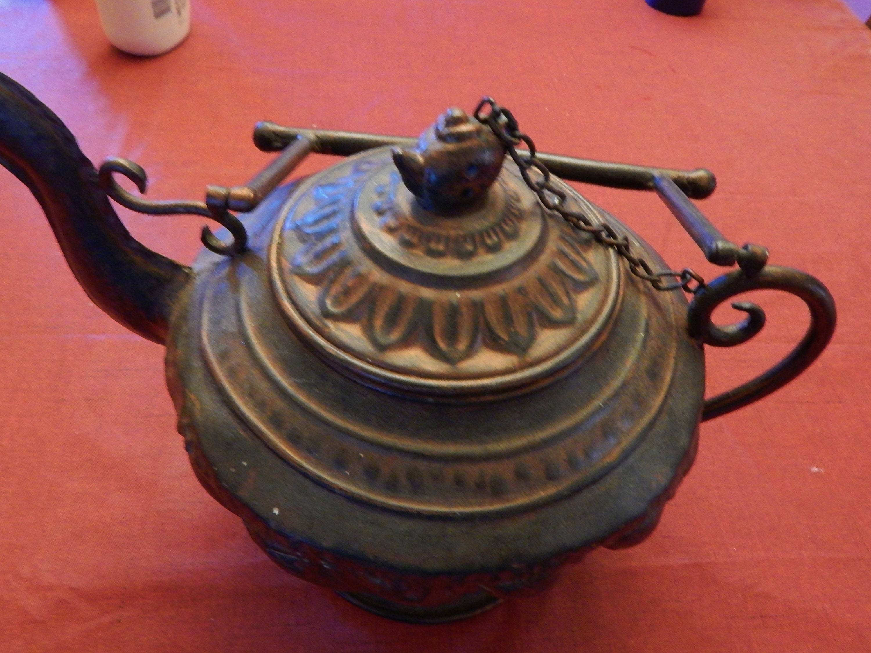 DECORATIVE METAL TEAPOTFree Shipping Etsy