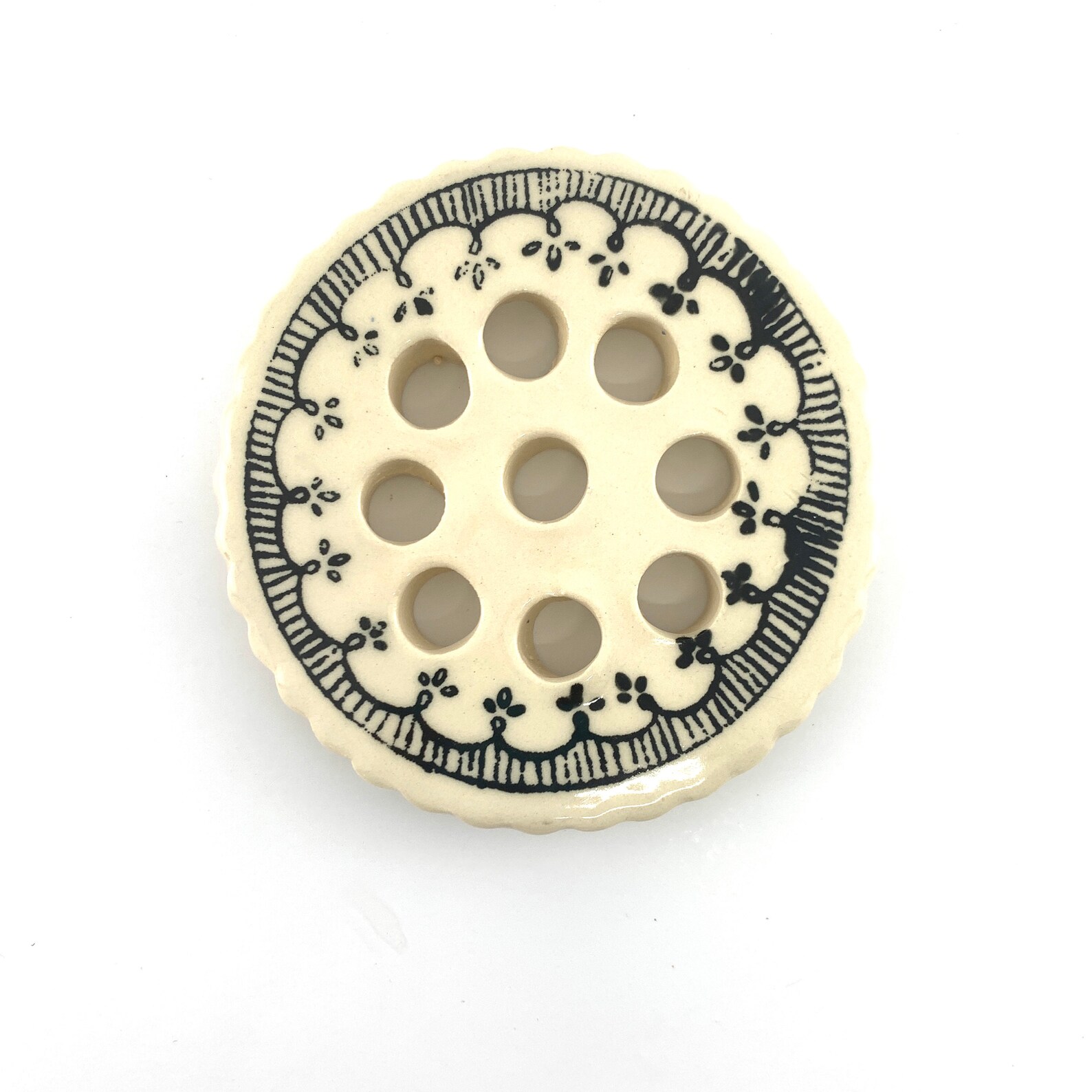 Handmade Ceramic Flower Frog Pottery Mason Jar Wedding Vase Etsy