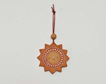 Wall hanging ornament // Happy Sun shine face