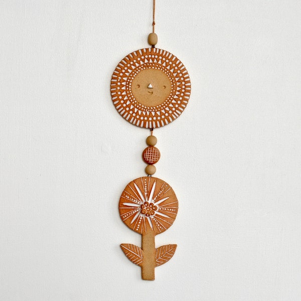 Wall hanging ornament // Sun...Flower