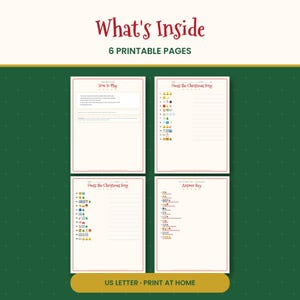Christmas Song Emoji Game, Guess the Holiday Song Printable Quiz with Answer Key, Family & Office Christmas Party Game, PDF image 2