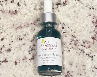 Blue Tansy + Squalane | Face Oil | Moisturizer | 1 oz | Face Serum | Anti-aging