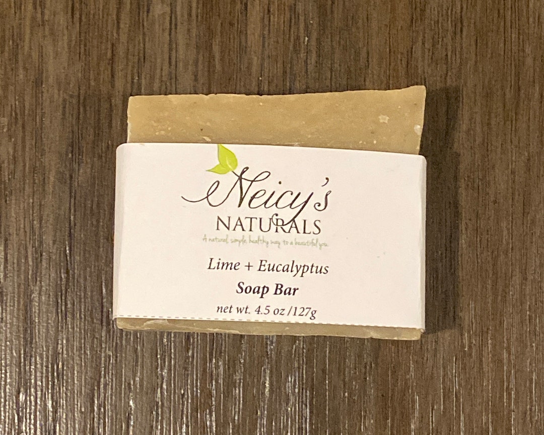 Lime Eucalyptus Soap Bar: Artisan Cold Process Shea Butter Soap (4.5 Oz ...