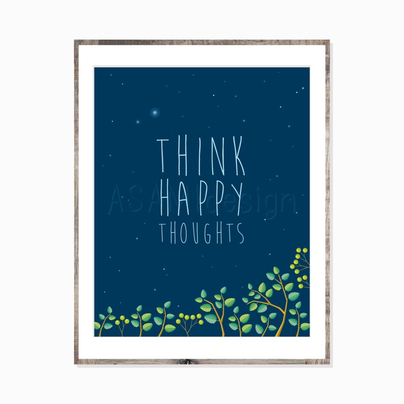 Peter Pan Quotes Think Happy Thoughts Wallpaper Image Photo