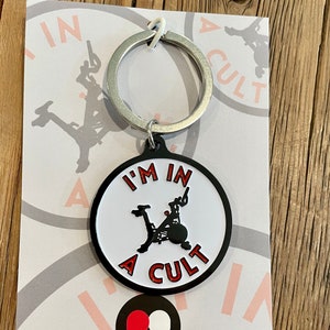MAŁO W MAGAZYNIE! Brelok z emalii I'm in a CULT | Rower treningowy | Rower, który nigdzie nie zajedzie | Darmowa łatka do każdego zamówienia!