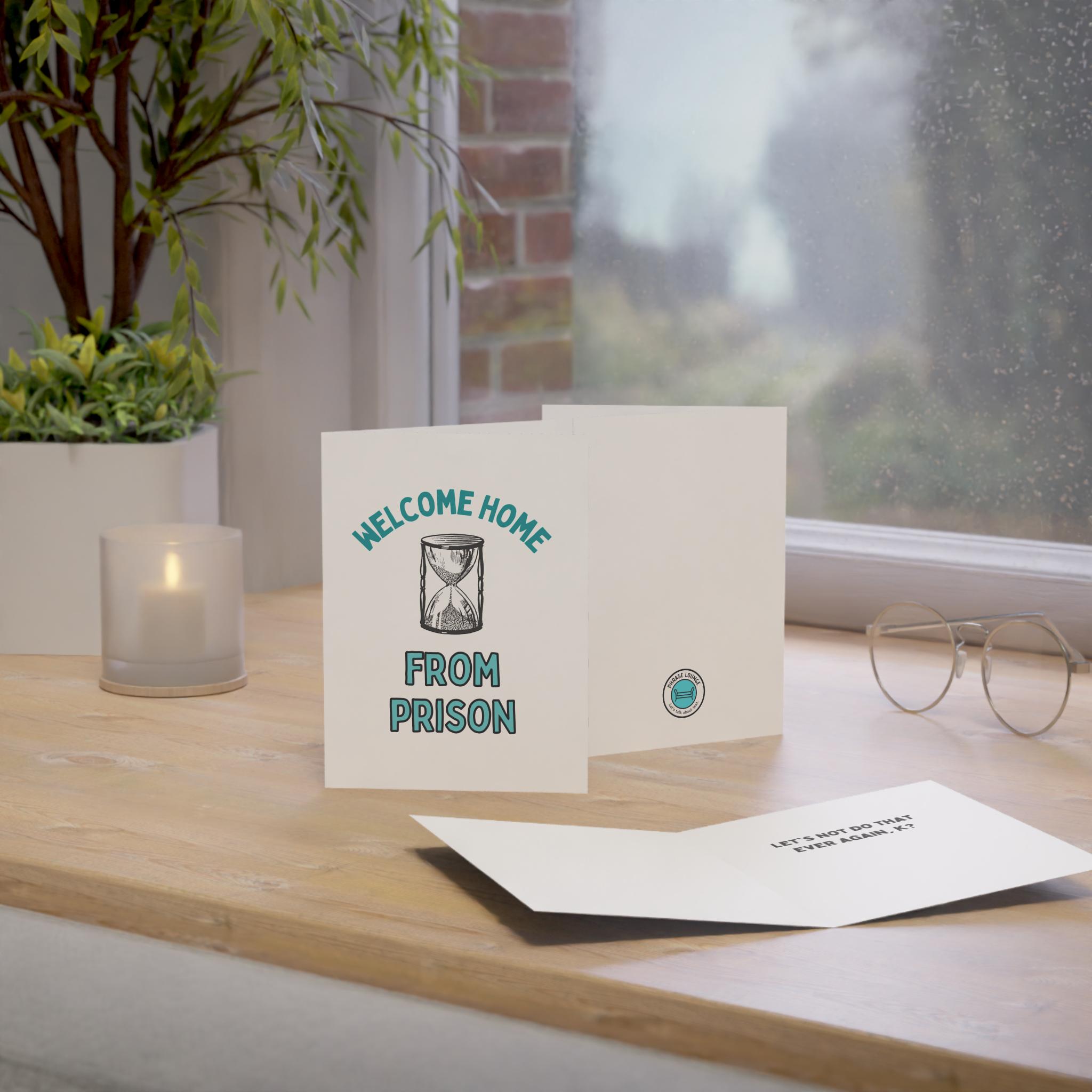 Prison Envelope Sign WELCOME HOME From PRISON Greeting Card, Home From Prison Gift | Out of ...