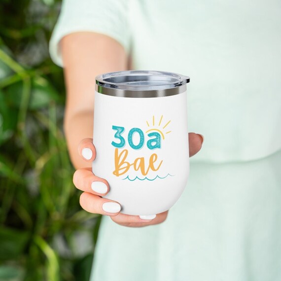 30a BAE Wine Tumbler Insulated, 12 Oz | Beaches of 30a | Alys | Rosemary |  Seaside | Grayton | Seacrest | Inlet | Santa Rosa Beach - Etsy Australia