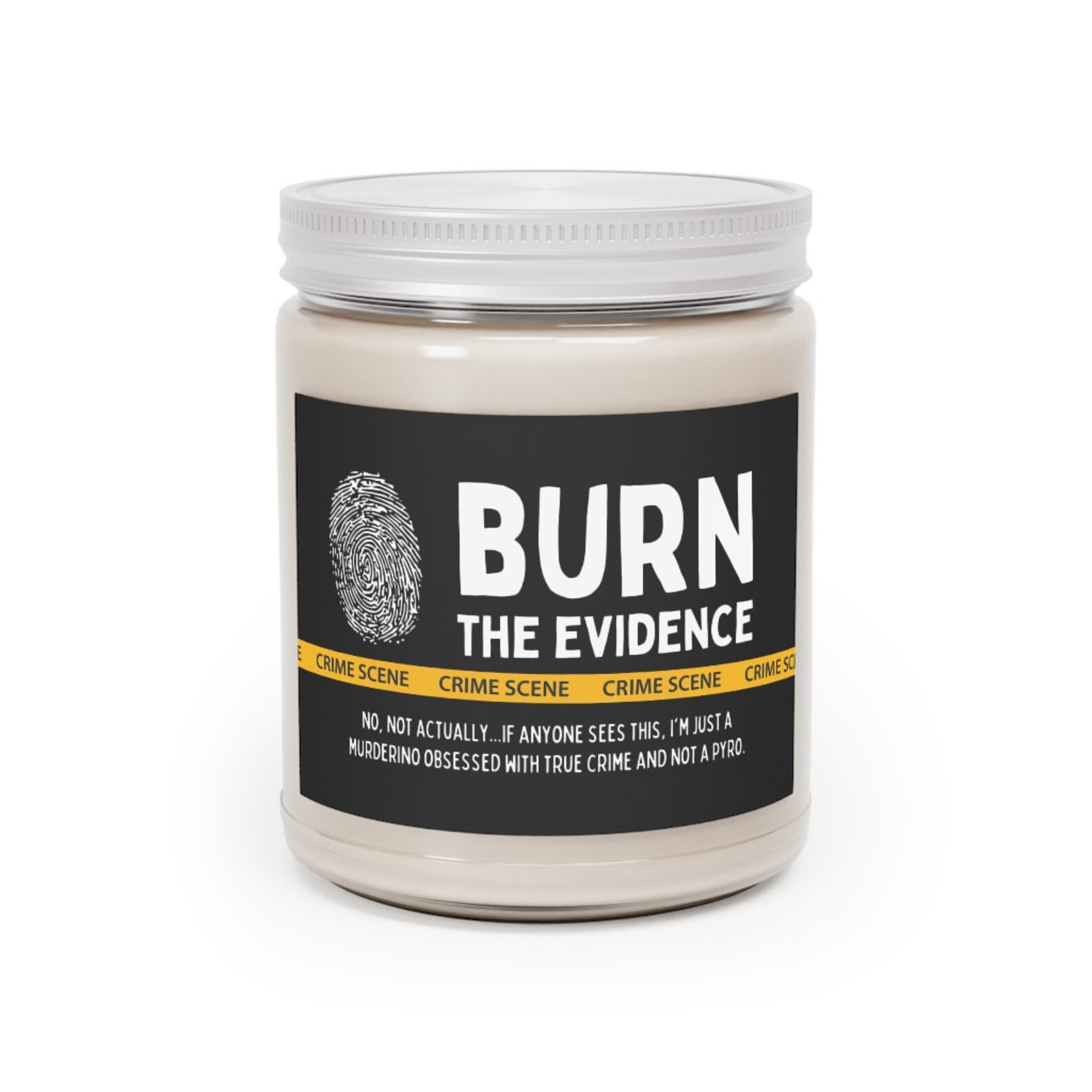 BURN the EVIDENCE True Crime Lover Murderino Candle 9 Oz. - Etsy