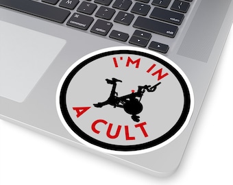 I'm in a CULT Kiss-Cut Indoor Stickers - Transparent or White - 4 SIZES!