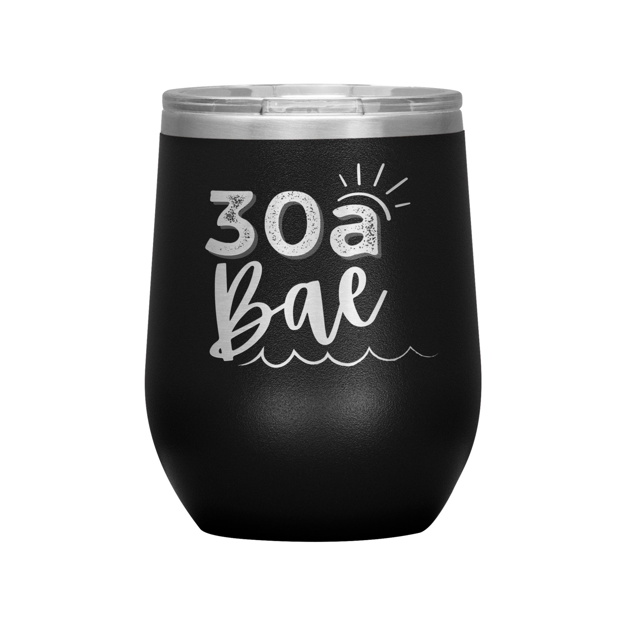 30a Bae Etched Wine Tumbler in Colors - Etsy