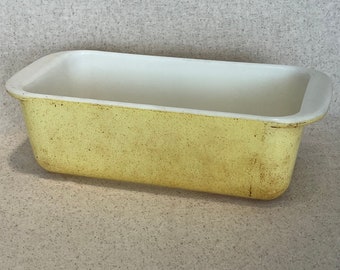 Pyrex Yellow Speckled Loaf Baking Dish
