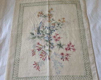 Vintage Floral Pillowcase Standard Size