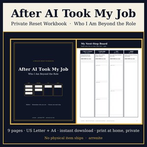 You Are More Than Your Work: Faith Workbook for Identity, Worth and Purpose in a Changing World, Printable PDF image 1