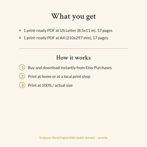 Book of Esther Bible Study Printable, Women's Bible Study Journal, For Such a Time as This, Old Testament Study PDF image 3