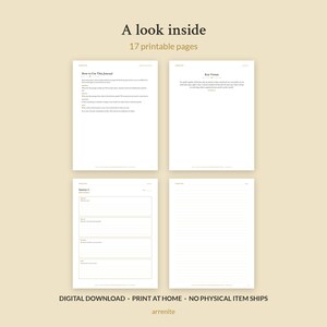 Book of Esther Bible Study Printable, Women's Bible Study Journal, For Such a Time as This, Old Testament Study PDF image 2