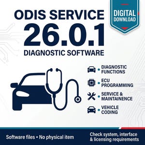 ODIS Service 26.0.1 Diagnostic Software: ECU Programming Vehicle Coding | Instant Download (Latest VW/Audi)