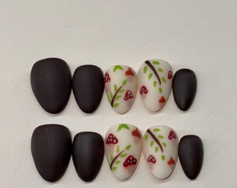 Enchanted Mushroom Press-On Nails