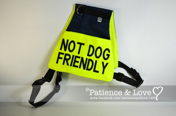 Not friendly dog harness discount