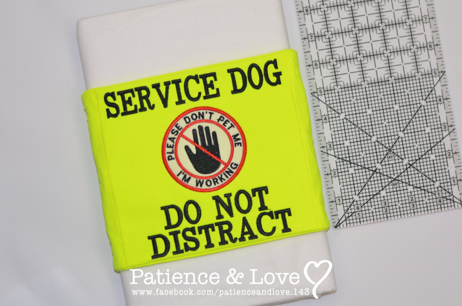 1 Guide Dog Harness Sign Service Dog I'm Working Patch Etsy