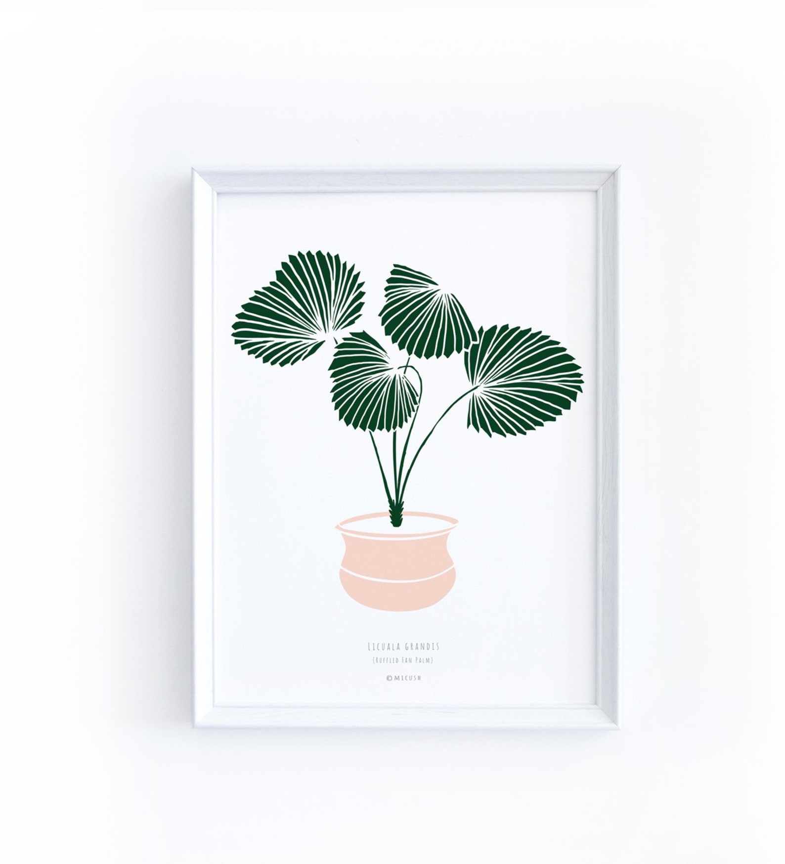 Minimalist Plant Art Print Set of 3 - Etsy