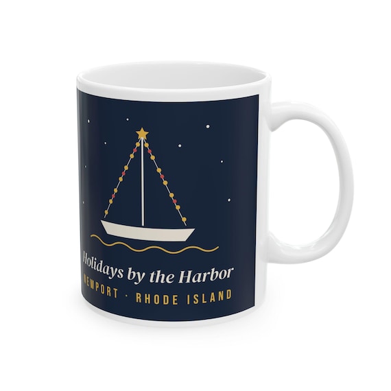 Holidays by the Harbor Newport Mug