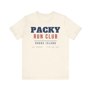 Packy Run Club T-Shirt, Funny Rhode Island Shirt, RI Slang Tee, Package Store Beer Run Shirt, New England Humor Gift, Unisex Tee image 3