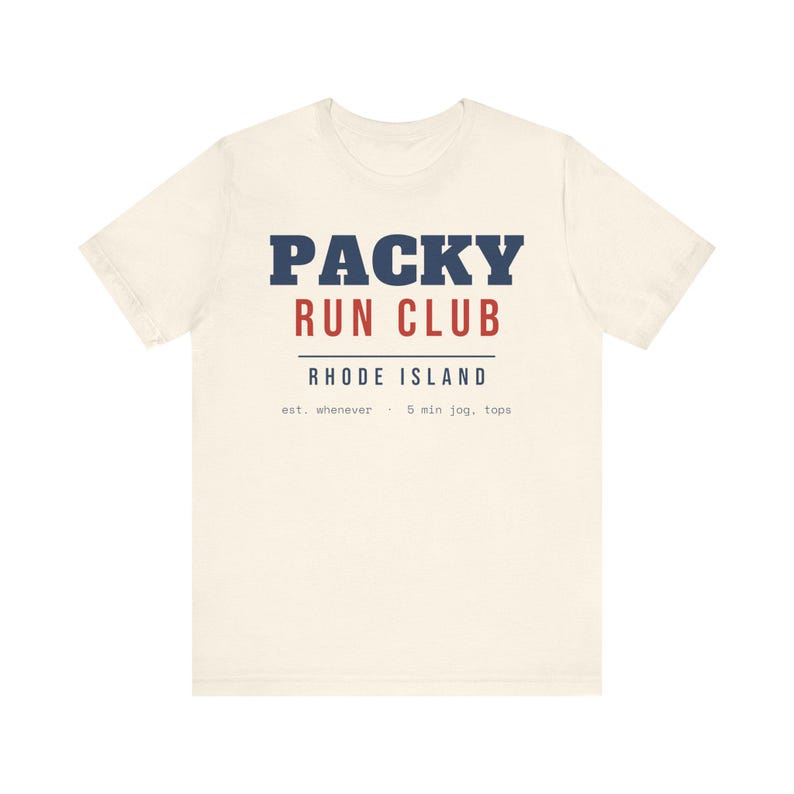 Packy Run Club T-Shirt, Funny Rhode Island Shirt, RI Slang Tee, Package Store Beer Run Shirt, New England Humor Gift, Unisex Tee image 3