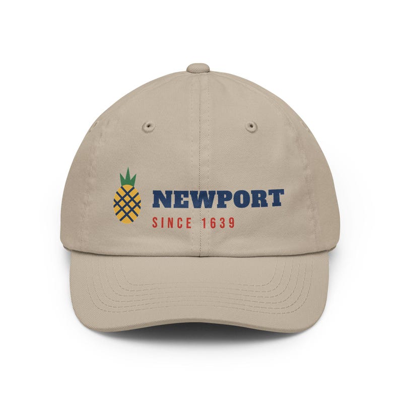 Gorra de piña de Newport, gorra de papá de Newport Rhode Island, gorra de béisbol desde 1639, regalo de hospitalidad, gorra de recuerdo de Nueva Inglaterra imagen 2