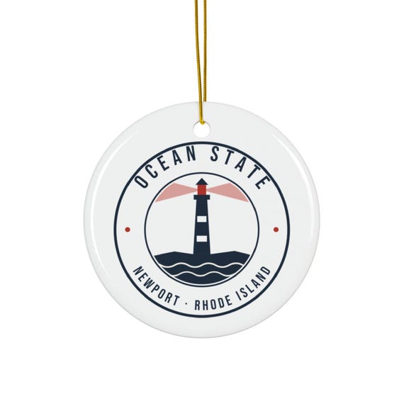 Ocean State Lighthouse Ornament
