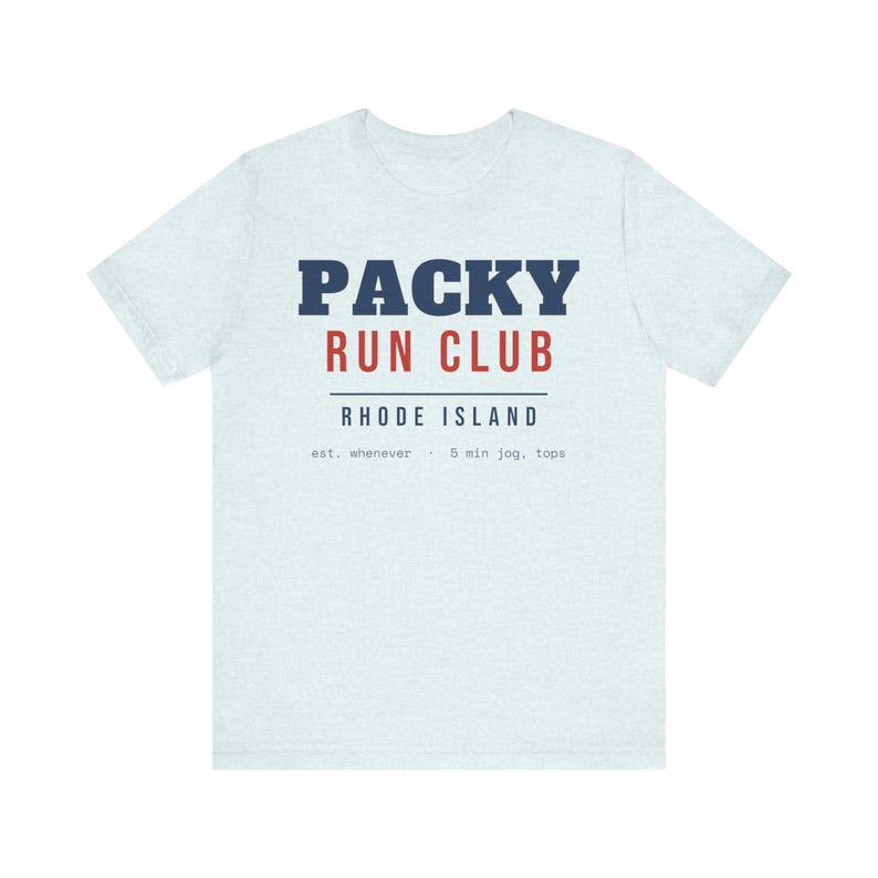 Packy Run Club T-Shirt, Funny Rhode Island Shirt, RI Slang Tee, Package Store Beer Run Shirt, New England Humor Gift, Unisex Tee image 4