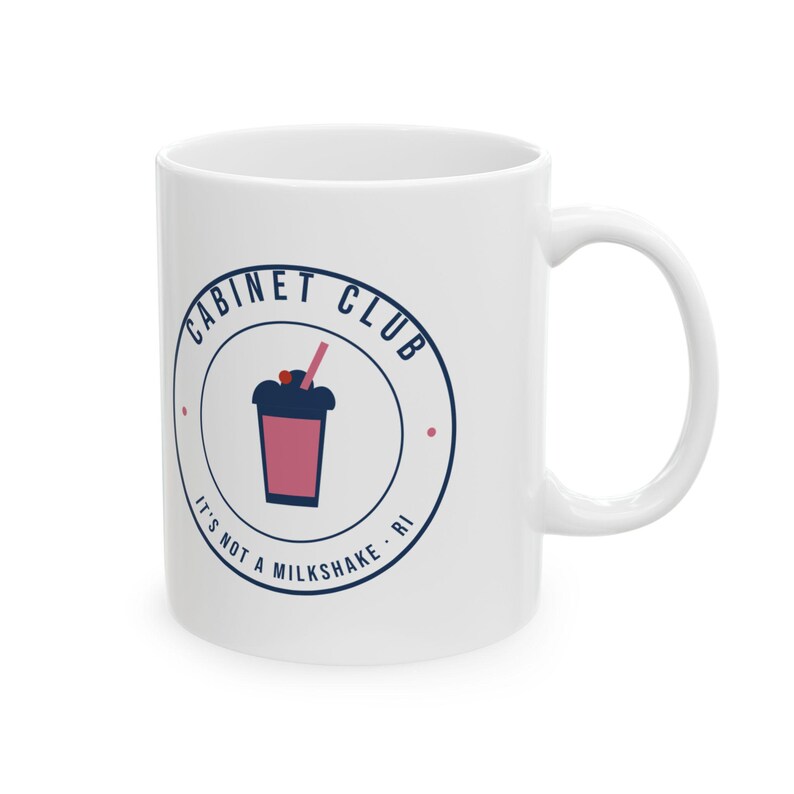 Cabinet Club Mug, Rhode Island Milkshake Coffee Mug, It's Not a Milkshake, Funny RI Slang Mug, Rhode Island Gift 11oz image 1