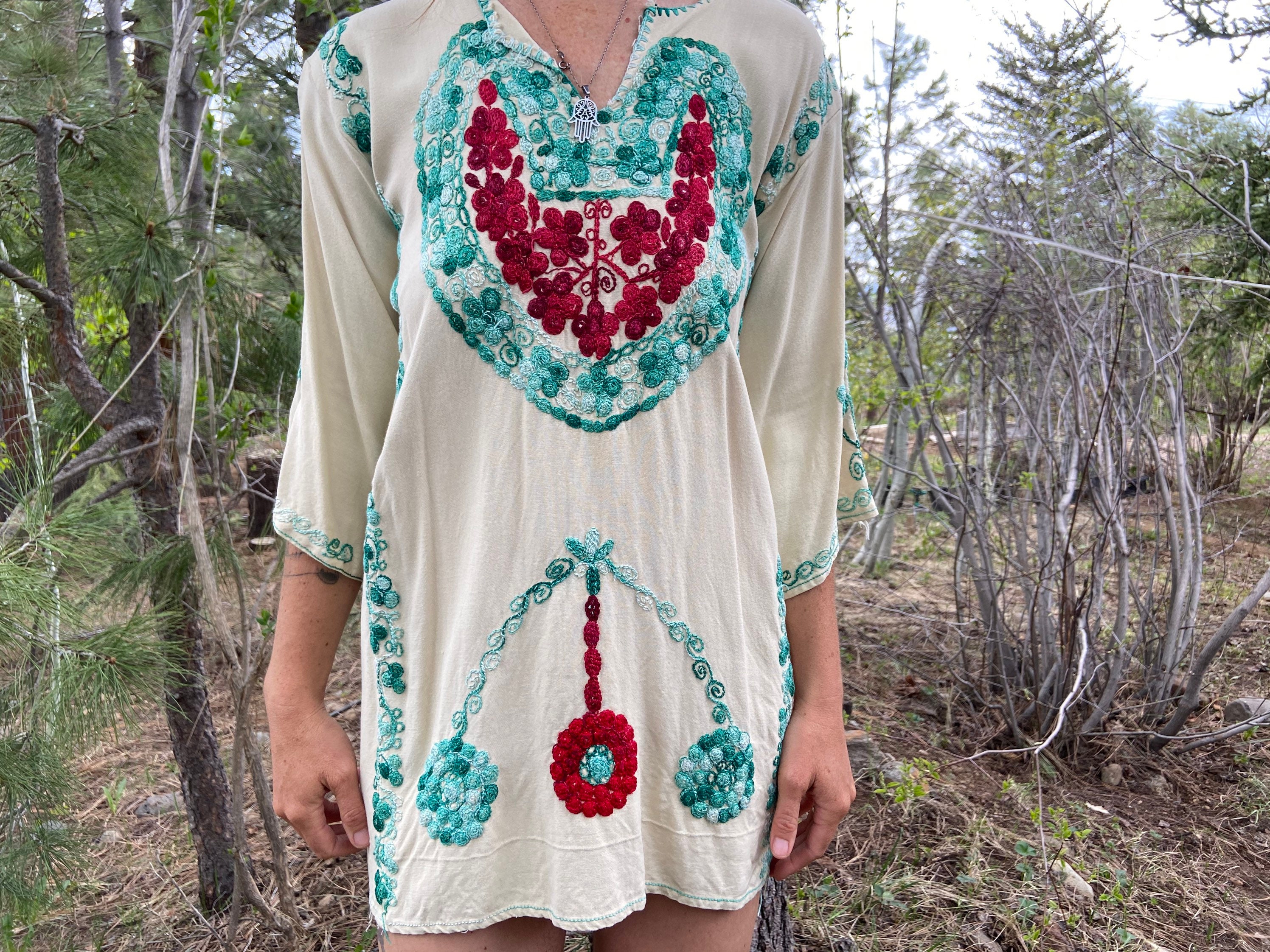 Rare 60s 70s Vintage Embroidered Ethnic Folk Art Traditional Kaftan Bell Sleeve Angel Sleeves Boho Tunic Dress - Etsy Rare 60s 70s Vintage Embroidered Ethnic Folk Art Traditional Kaftan Bell Sleeve Angel Sleeves Boho Tunic Dress - Etsy