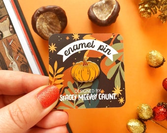 Pumpkin Enamel Pin. Halloween Enamel Pin. Pumpkin Pin. Pumpkin Enamel Pin. Autumn Gifts. Enamel Pin. Fall Enamel Pin. Witch Enamel Pins