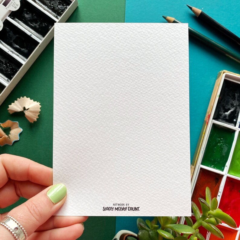 Cartolina dell'acquerello di cose della foresta. Cartolina ad acquerello. Stampa ad acquerello. Fungo dell'acquerello. Stampa della foresta dell'acquerello. Stampa del teschio. Arte immagine 2