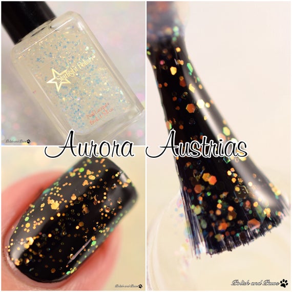 Aurora Iridescent Mixed Shape Glitter Set / 12 Jars