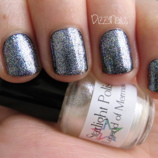 Legend of Mermaid Top Coat - Multi Shimmer Glass Fleck, Shift, Duochrome, Polish, Effect Topper, Nail Lacquer, Starlight and Sparkles