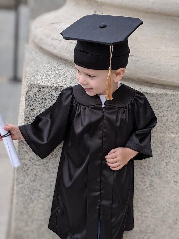 Baby Pink Stole with Black Front Open Gown and Cap – Mera Convocation