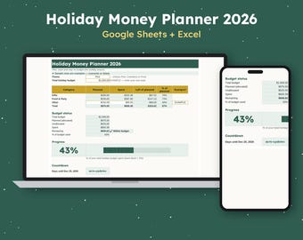 Holiday Party Cost Planner 2026, Christmas Dinner Budget Spreadsheet, Hosting Budget Tracker, Party Expense Sheet, Google Sheets & Excel