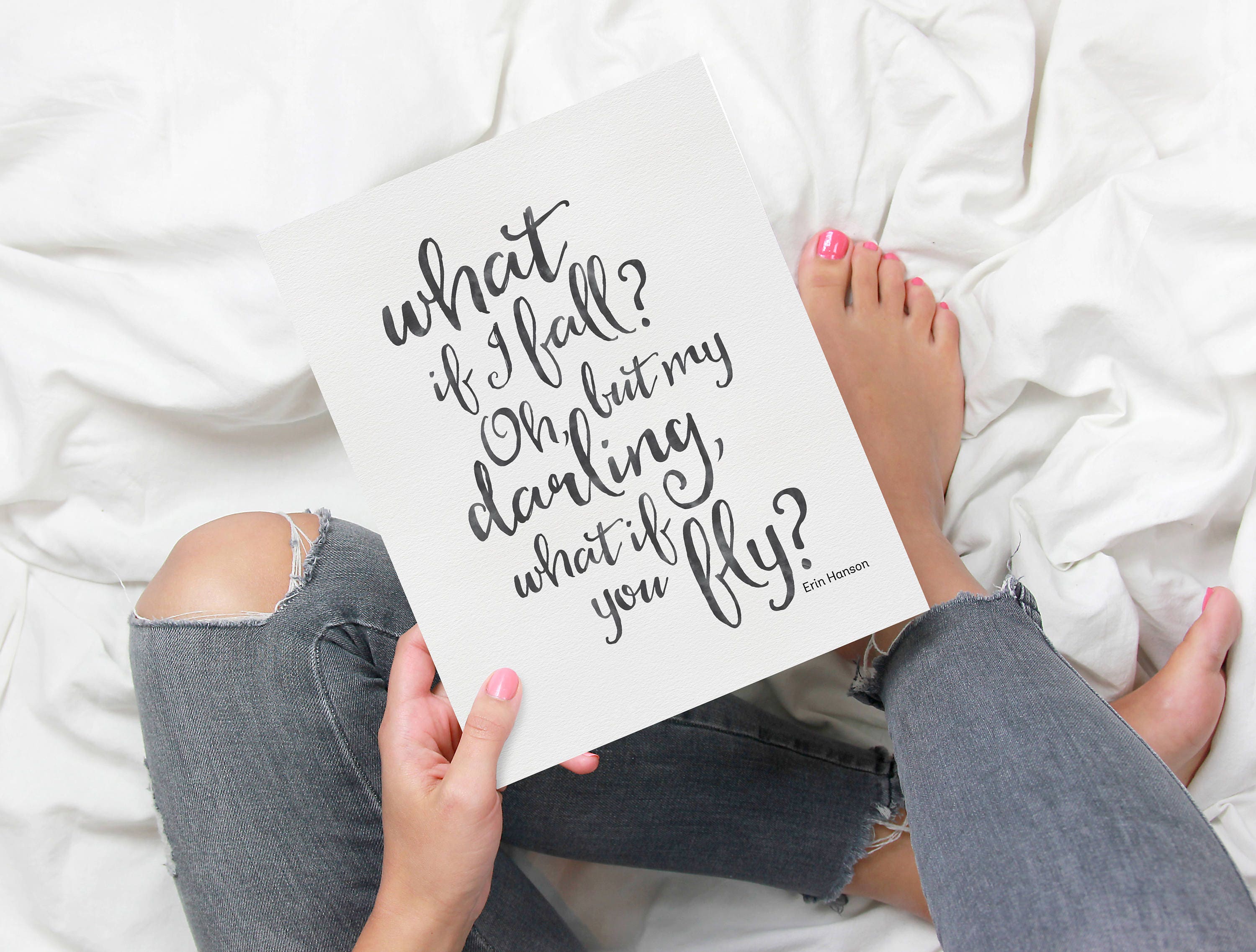 Inspirational Quote Print Dorm Wall Decor Motivational Etsy