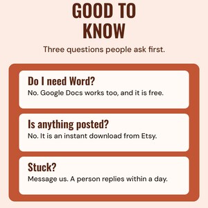 Good to know: Google Docs works too, nothing is posted, message us if stuck