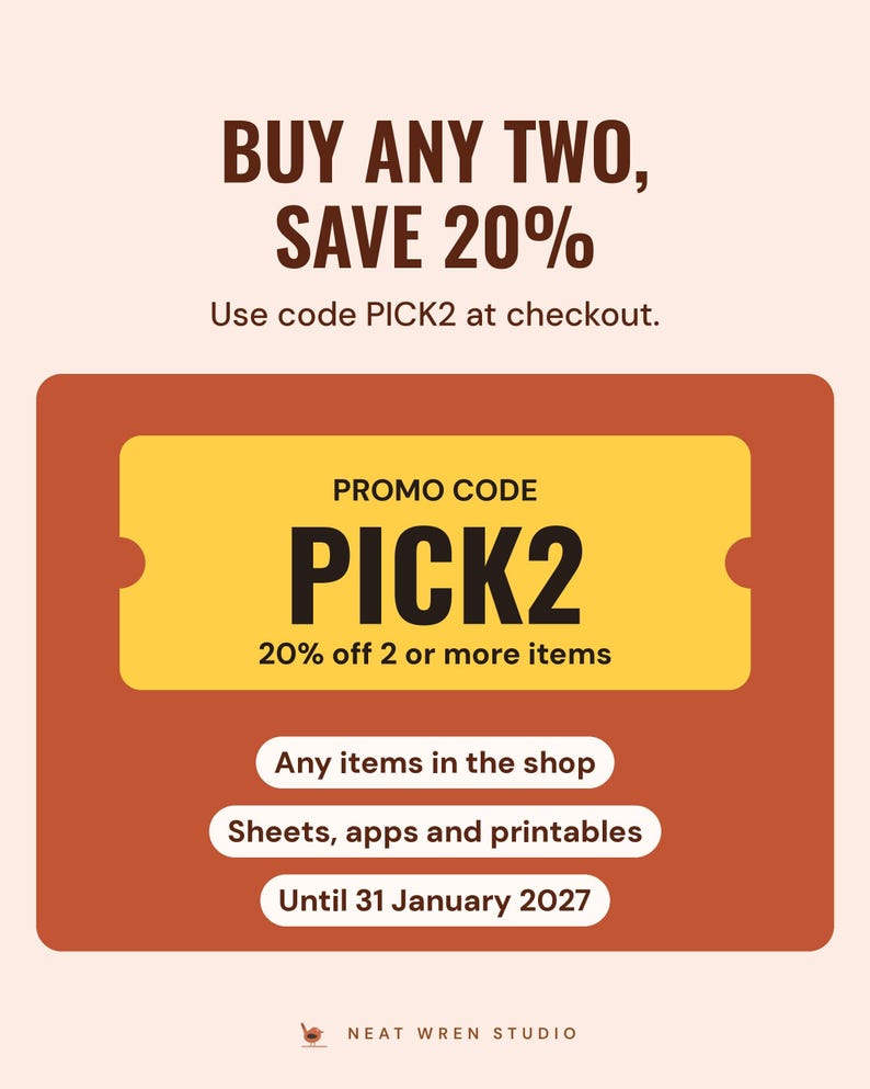 Promo code PICK2 gives 20% off two or more items from the shop until 31 January 2027.