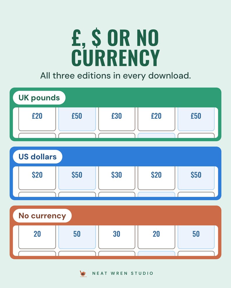 The 1,000 in 6 months squares in three editions: UK pounds, US dollars and no currency.