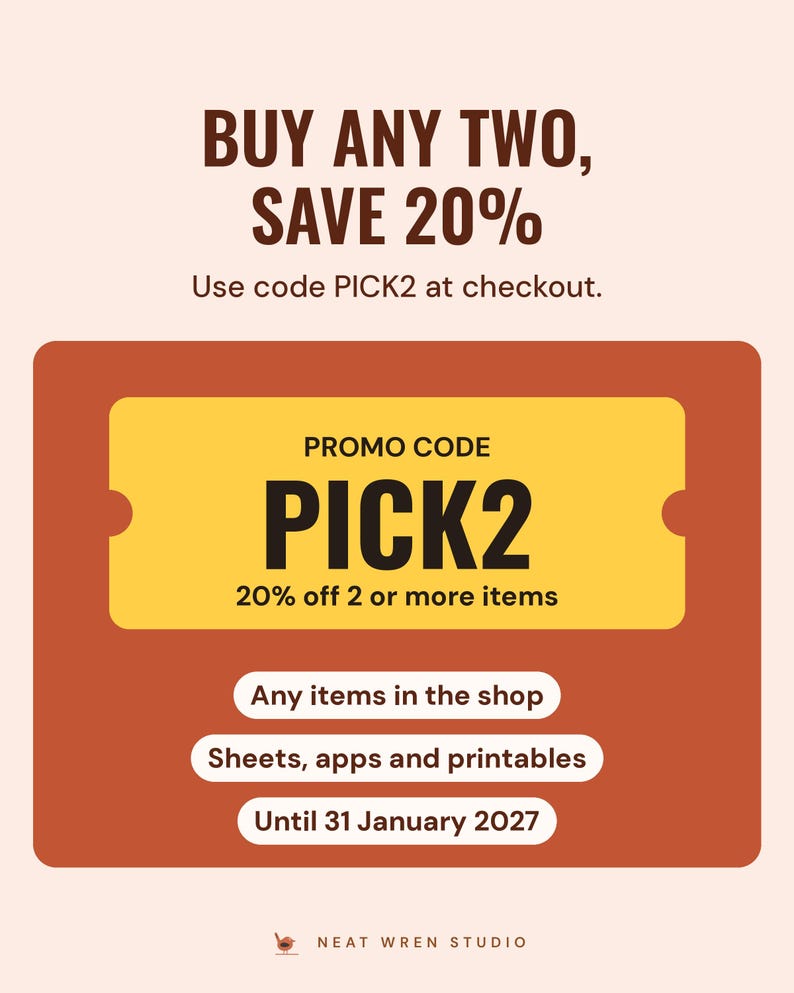 Promo code PICK2 gives 20% off two or more items from the shop until 31 January 2027.