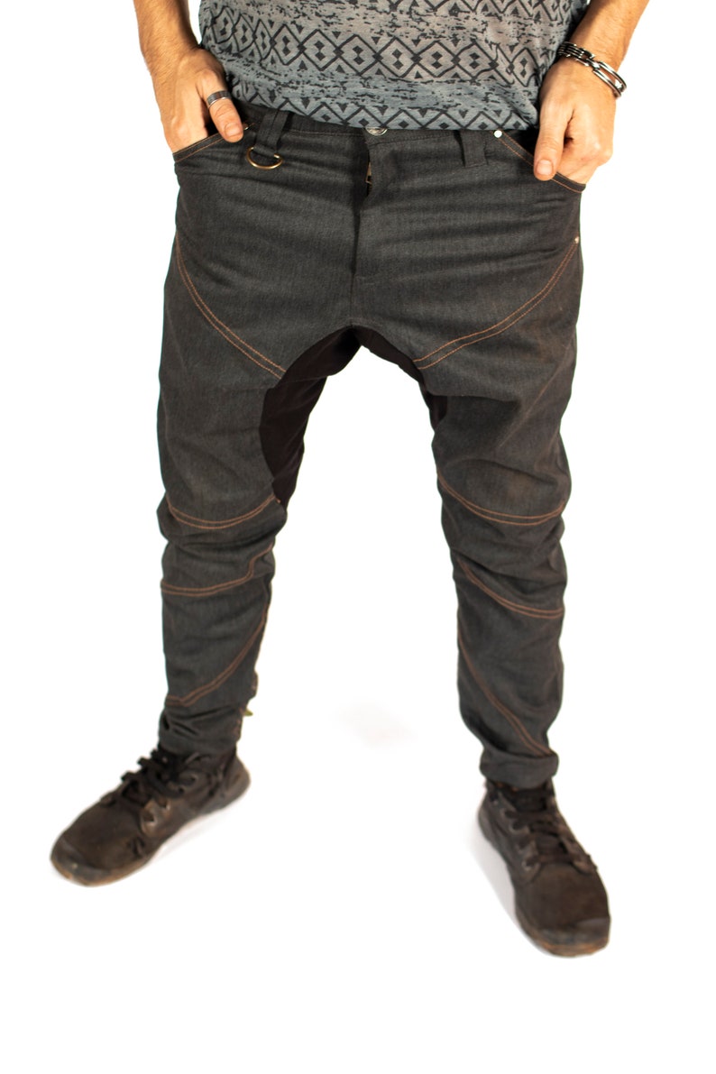 drop crotch pants mens