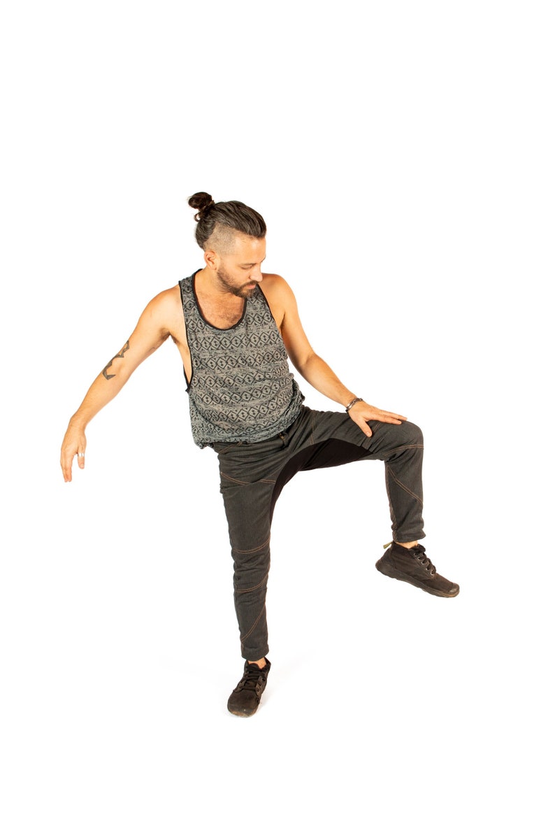 drop crotch pants mens