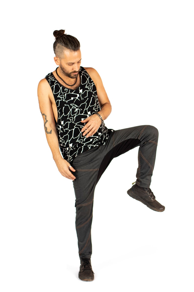 drop crotch pants mens