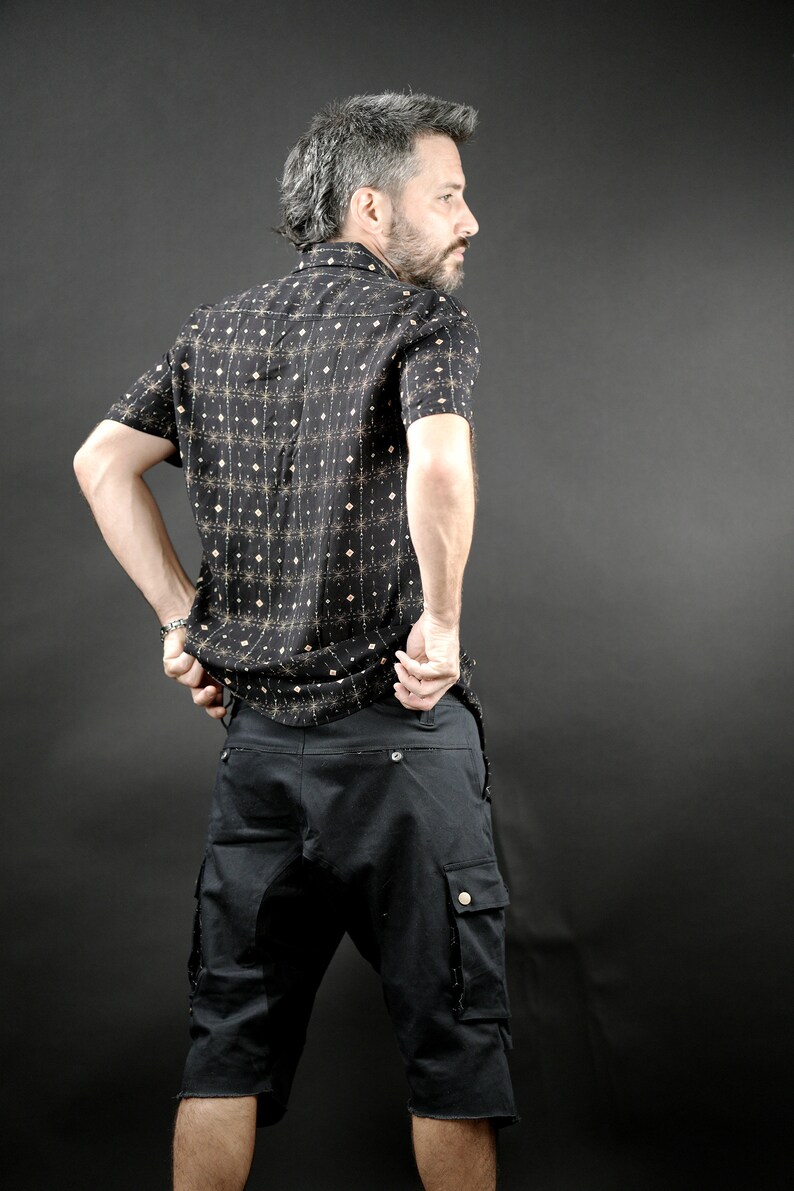 Cyberpunk Pants Steampunk Clothing Mens Harem Pants Mens Etsy