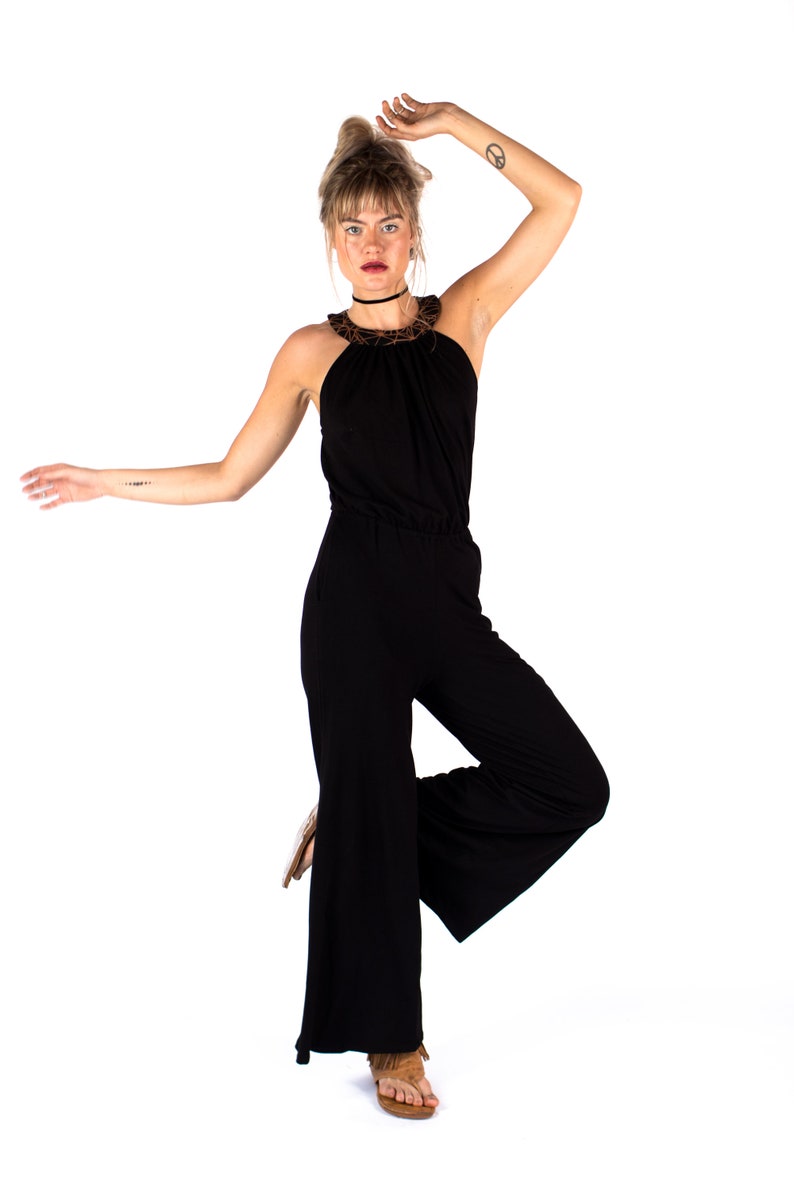 Jumpsuit Romper Long Jumpsuit Jumpsuit Overall Sleeveless Jumpsuit,One Piece Jumpsuit,Urban Women Jumpsuit Black Romper Black Jumpsuit