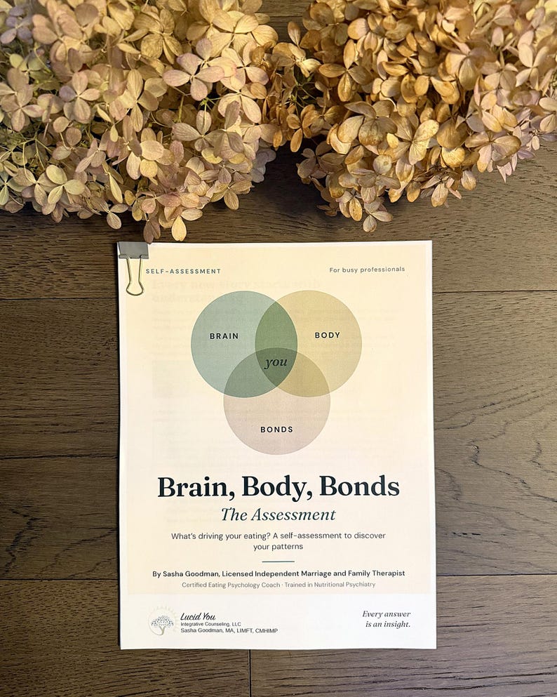Brain, Body, Bonds: The Assessment printable workbook